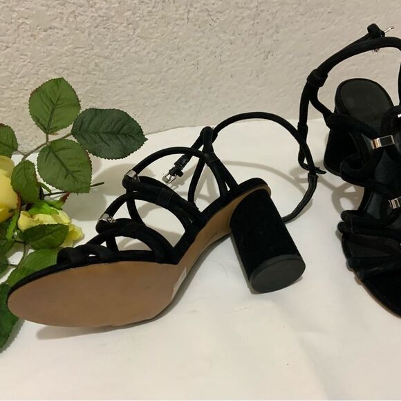 REBECCA MINKOFF black Apolline Strappy Sandals shoes size 7 M $158 - Picture 6 of 15